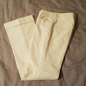 Express Thick cream wool dress pant